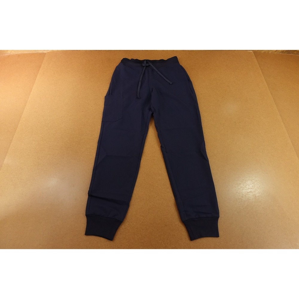 Mandala Womens Size XXS Navy Blue High Waisted 27" Inseam Jogger Scrub Pant  New